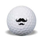 Balles de golf  vierges Moustache  personnalisées Impression sur balles de golf