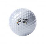 Balles de golf  recyclées mélangées personnalisées Impression sur balles de golf