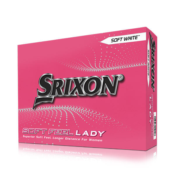Balles de golf Srixon Soft Feel Lady blanches personnalisées Impression sur balles de golf