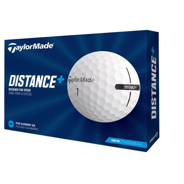 Balles de golf TaylorMade Distance + personnalisées Impression sur balles de golf