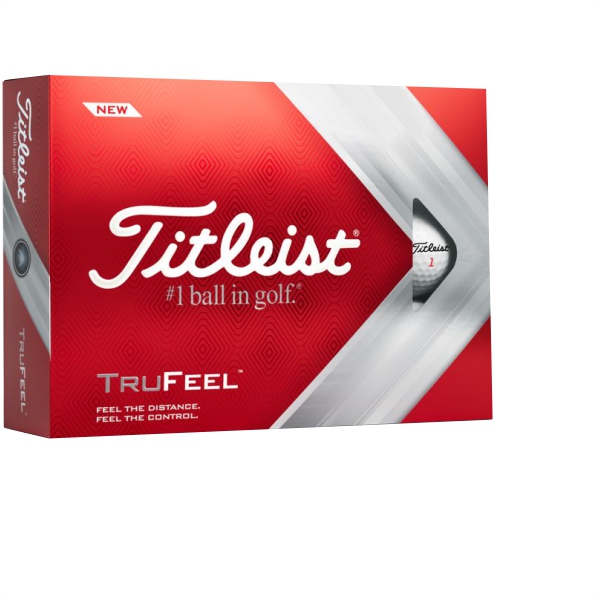 Balles de golf Titleist TruFeel personnalisées Impression sur balles de golf